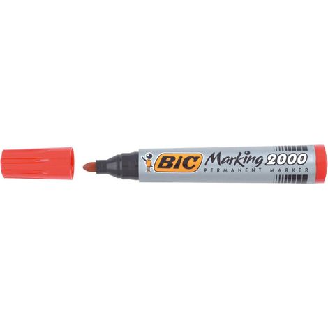 BIC 8209133 marqueur indélébile Pointe ogive Rouge 1 pièce(s)