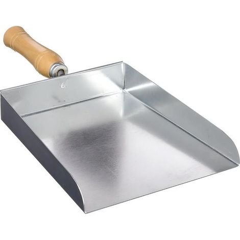 Pelle à cendres - JUANIO - Manche court - Métal & manche bois - Gris - 23,5 x 20 cm (1/5)
