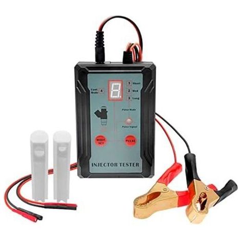 Testeur d'injecteur de Carburant et Adaptateur pour Diagnostic, Nettoyage des injecteurs Kits d'outils Bricolage Protection Contre Les Courts-Circuits commutable 12 V/5 V - (1/5)