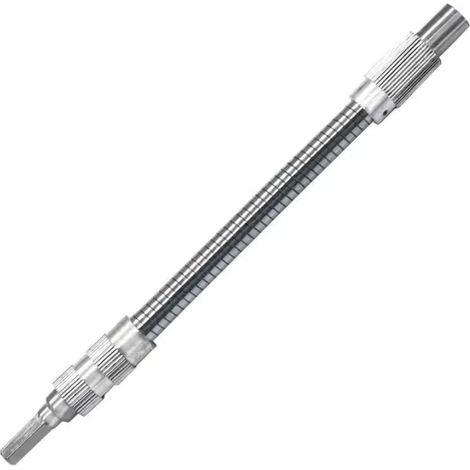 Adaptador de extensión flexible para herramientas rotativas, acceso a zonas de difícil acceso, compatible con taladros y destornilladores. (1/5)