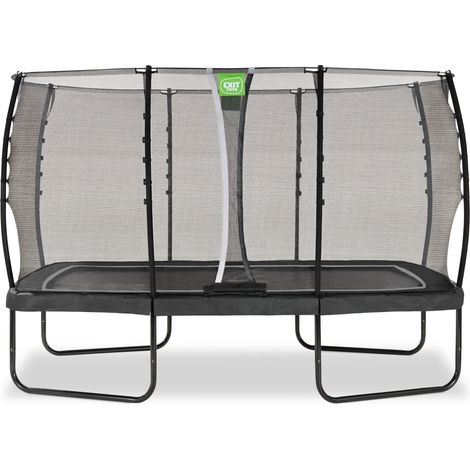 EXIT Allure Classic Trampolin 214x366cm - schwarz