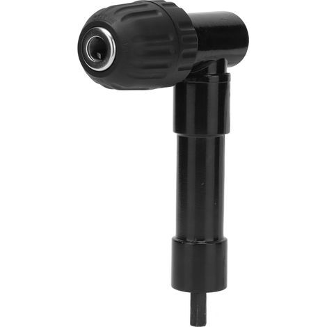 Adaptateur de fixation de perceuse sans fil, poignée à 90 degrés, mandrin serré à main à Angle droit, 3 mâchoires (1/5)