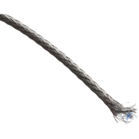 Câble pour thermocouple type K RS PRO, 10m, Non blindé, temp. max. +350°C, gaine Fibre de verre ( Prix pour Bobine de 10 Mètres )
