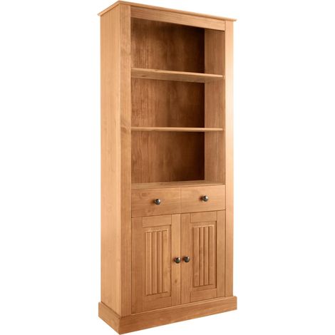 Mille-Bibliothèque avec 2 Portes 1 Tiroir Teinté Blanc (1/5)
