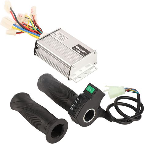 Contrôleur Moteur Brossé 36V 1000W pour Vélo Électrique avec Poignée d'Accélérateur et Boîtier Aluminium (1/5)