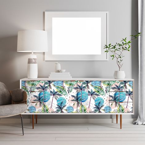 Sticker meuble tropical Takaroa 60 x 90 cm (1/5)