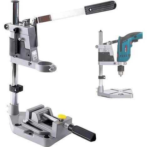 Adjustable Drill Support Column with Flat Jaws, Heavy-Duty Tool Holder for Drills - 43mm Clamping Diameter for Precise Drilling (1/5)