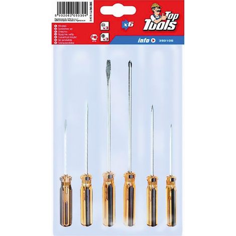 SERIE CACCIAVITI 6 pezzi  - TOPTOOLS