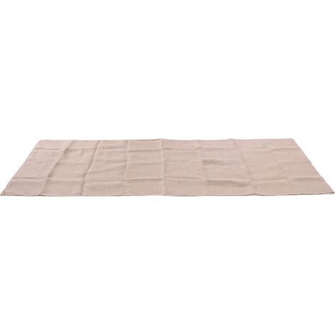Rouleau de Tissu en Jute Naturel 1x5m Non Traité Housse d'Hiver Protection Plantes Décoration Rustique Artisanat (1/4)