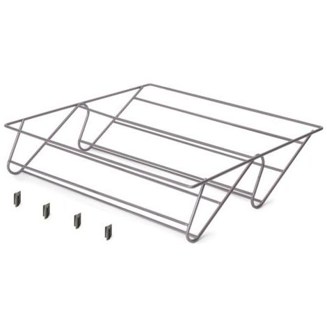 Emuca – Tiroir à chaussures en fil métallique – Compatible cadre amovible Quartz – Ventilation optimale – Installation rapide sans outils (1/5)