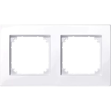 Merten M-PLAN-Rahmen 2f. aws/gl 515225 (1/2)