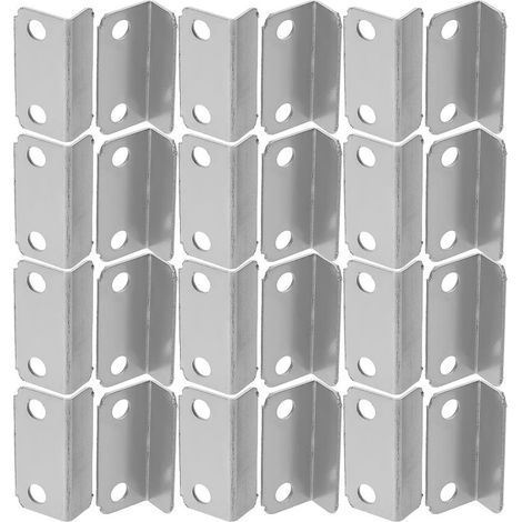 Lot de 200 plaques de verrouillage métalliques à angle droit pour tiro (1/5)