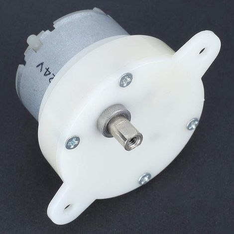 24 V 10 U/min DC-Miniatur-Getriebemotor, langsamer Elektromotor mit Terminal Mute-Zahnraddrehung, hohe Leistung und langlebig