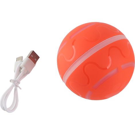 Interaktiver Rollball für große Hunde, aus ABS-Silikon, IP54, mit LED-Licht und wiederaufladbarem Akku. (1/2)