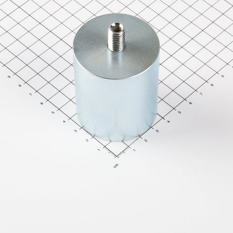 Magna-C Stabgreifer aus Neodym Ø50x60mm mit Gewindezapfen (1/3)