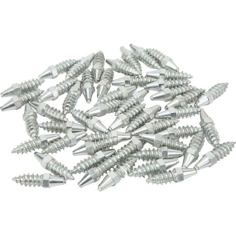 50PCS Clous à pneus antidérapants, crampons à forte adhérence pour neige, adaptés à chargeuse, tractopelle, tracteur, chariot élévateur, moto (1/5)