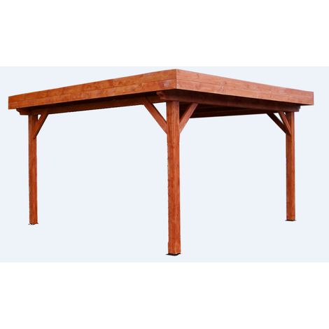 Pergola 12.53m² bois - Habrita - OM3535.0 (1/5)