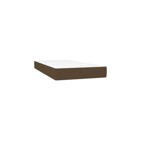 Matelas de lit à ressorts ensachés Marron foncé 80x200x20 (1/5)
