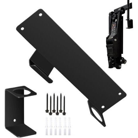 Support Mural pour cric hydraulique de Voiture, Support Mural, Multi usages, Application Rapide, 25,4 x 6 x 4,5 cm, pour Outils, mécanicien, abri de Jardin, Garage (1/5)