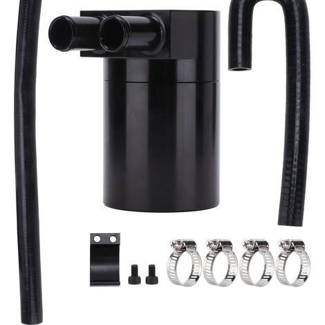 Séparateur huile-gaz à double chicane avec tuyau pour N54, 335i, 135i, E90, E92, E82 (2006-2010) (1/5)