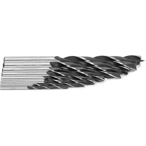 8 Mèches à Bois en Acier au Carbone pour Perceuse, Idéales pour Travaux de Menuiserie et Bricolage (1/5)