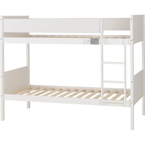 Bruno 3 Feet Bunk Bed - L103 x W197 x H157 cm - White
