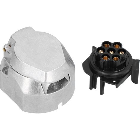 Connecteur américain 12V 7 broches rond pour remorque, caravane, camping-car et véhicule utilitaire (1/5)