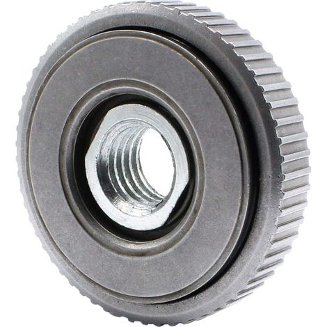 Morsetto a sgancio rapido/flangia a sgancio rapido/dado a sgancio rapido M14 per tutte le smerigliatrici angolari, 1 pezzo per smerigliatrici angolari - accessorio per fissaggio e allentamento rapidi (1/5)