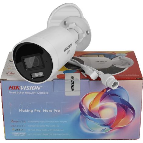 Telecamera IP, risoluzione 8 MP, tecnologia di illuminazione ibrida intelligente, DS-2CD2087G3-LI2UY, 2,8 mm (1/2)
