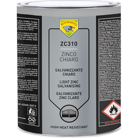 ANTIRUGGINE PROTETTIVA 'ZINCO CHIARO' kg. 4 - liquido  - ECO SERVICE