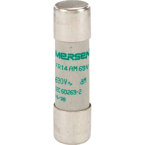 fusible cartouche - 14 x 51 - am - 8a - 690v - boite de 10 - mersen t215642