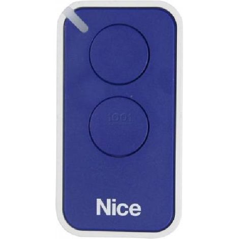 NICE ERA-INTI2B Remote Control, Compatible with Nice Gate Automation, Blue, Plastic Housing, Wall Transmitter for Motorizations (1/2)