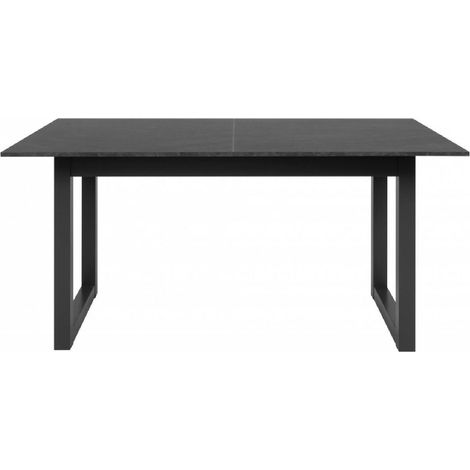 Mesa extensible 160 - 200 x 75 x 90 cm gris antracita - Vani (1/5)