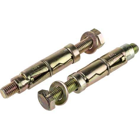 Boulon de bouclier d RS PRO, en Acier au carbone M12, 20mm x 75mm ( Prix pour Sachet de 10 )