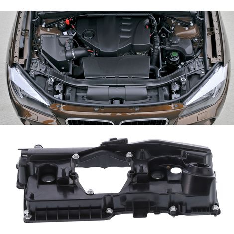 Couvercle de soupapes moteur avec joint à coussin d'air, compatible avec BMW E60 520i 520Li X1 E84 1.8i 11127555212 (surdimensionné et plus lourd) (1/5)