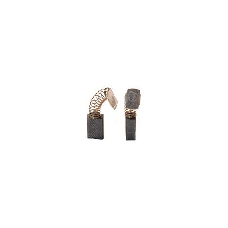 Set aus 2 anpassbaren Kohlen für Makita. Abmessungen: 5 x 8 x 11,5 mm.