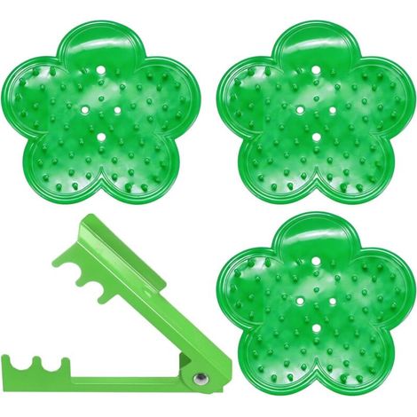 Kit d'outils pour l'élimination des épines de rose — Épinoir en plastique et métal pour tiges, feuilles et épines de roses (1/5)