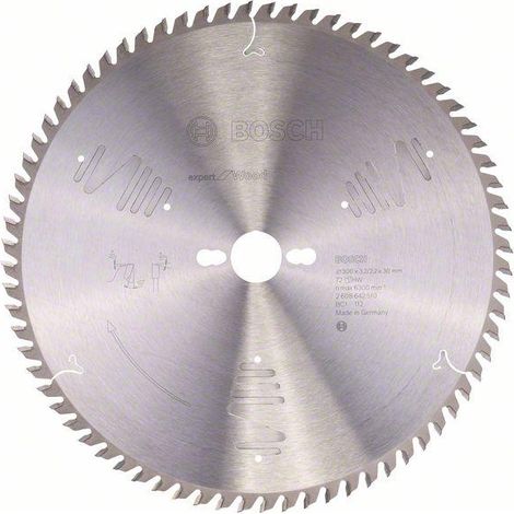 2608642510 - Lama per banco sega Expert for Wood 300 x 30 x 3,2 mm, 72