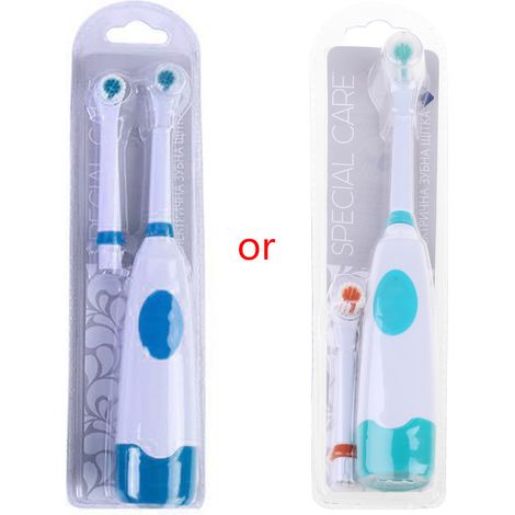 Brosse à dents électrique vibrante, têtes de brosse, à piles, automatique, non rechargeable, étanche, brosse d'hygiène bucco-dentaire pour enfants et adultes-AquaForge