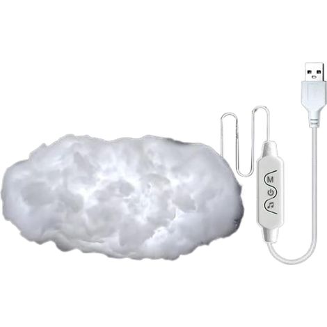 Lumière Nuage Flottante - Veilleuse Décorative de Cartoon en Forme de Nuage (1/5)
