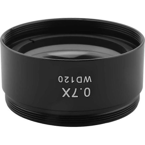 WD120 0,7x Trinokular-Stereomikroskop-Zusatzobjektiv Barlow-Linse 48mm Gewinde (1/5)