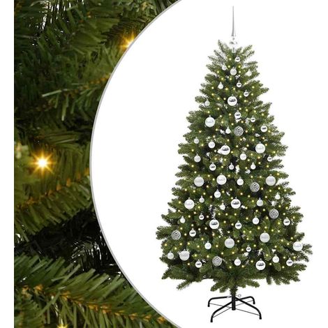 Árbol de Navidad artificial Verde 180 cm PVC y Metal vidaXL (1/5)