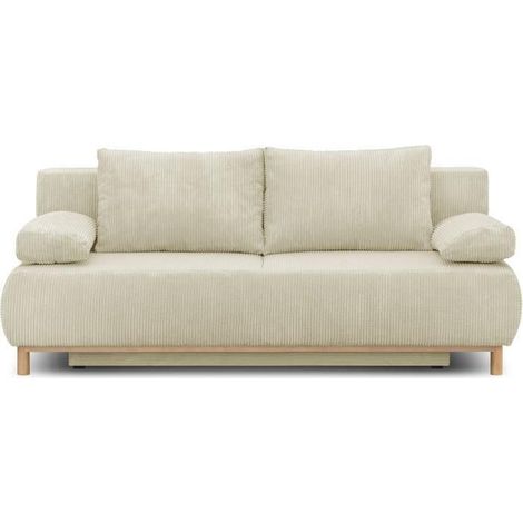 Mika Umbaubank Beige 192 cm Komfortabel