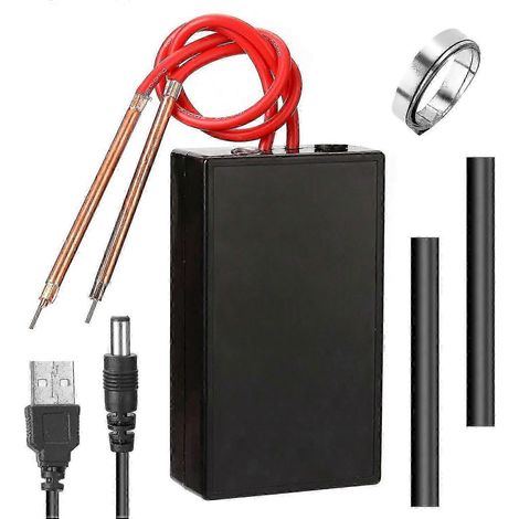 Soudeuse par points portable AURA, mini machine à souder par points réglable à 6 vitesses pour batterie 18650, kit d'outils inclus (1/5)