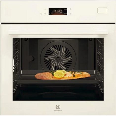 Electrolux LOB8S38V SteamPro 800, Horno de vapor multifunción de 70L con sonda térmica MealAssist, Blanco (1/3)