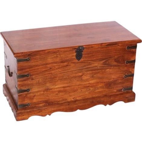 Storage Chest - Wood - L40 x W40 x H90 cm