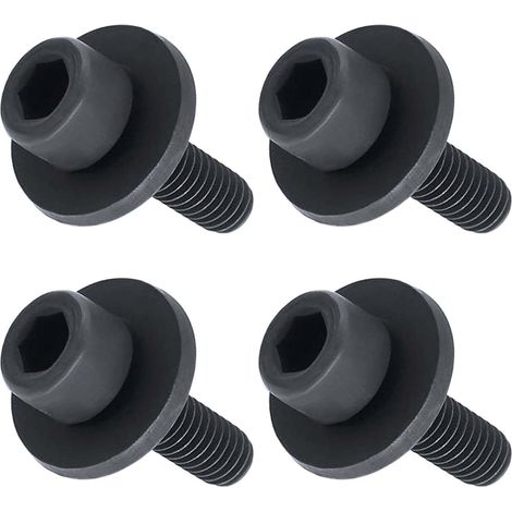4x boulon hexagonal de pince à lame de scie circulaire M6x20 boulon de fixation métallique 266133-3 compatible avec BSS611 DSS610 DSS611 (1/4)