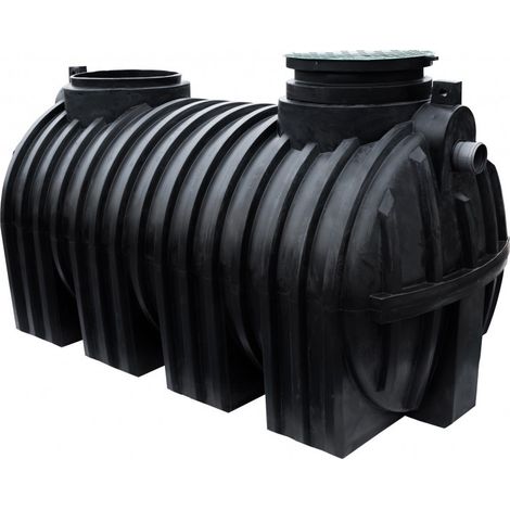 Cuve de stockage 3000L de récupération d'eau de pluie à enterrer