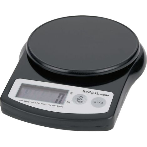 MAULalpha Küchenwaage Schwarz Präzision 500 g