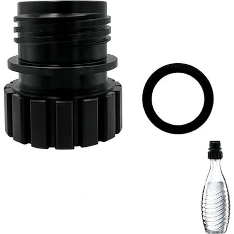 Adaptateur Bouteilles En Verre Adaptateur Connecteur Rapide Ajustement Pour Terra Sodastream 0.7 L Les Vapeur D'eau Maker Connexion Rapide Bouteilles En Verre Bouteille (1/4)